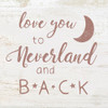 Neverland Love by Victoria Brown (12 x 12)