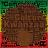 Kwanzaa Silhouette 1 by Victoria Brown (12 x 12)