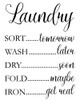 Laundry Words 1 by Victoria Brown (18 x 24)