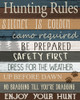 Hunting Rules v2 by Kimberly Allen (18 x 24)