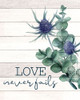Love never Fails Thistle by Kimberly Allen (18 x 24)