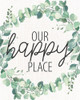 Our Happy Place Wreath by Kimberly Allen (18 x 24)