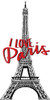 Paris Idea Love 1 by Kimberly Allen (12 x 24)