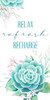 Relax Recharge 1 by Kimberly Allen (12 x 24)