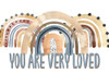 You are Loved Rainbow by Kimberly Allen (24 x 18)