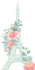 Mint Paris 1 by Kimberly Allen (12 x 24)
