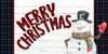 Merry Christmas Snowman by Kimberly Allen (24 x 12)