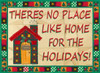 Home for The Holidays Poster Print by Laurie Korsgaden (9 x 12)