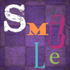 Smile Purple Poster Print by Taylor Greene (12 x 12)