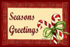 Seasons Greetings Poster Print by Laurie Korsgaden (12 x 18)
