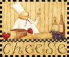 Wine And Cheese Poster Print by Dan DiPaolo (10 x 12)