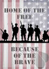 Home Of The Free Poster Print by  Kimberly Allen  (9 x 12)