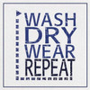 Wash Dry Wear Poster Print by Lauren Gibbons (12 x 12)