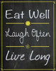 Eat Well Poster Print by Lauren Gibbons (11 x 14)