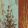 Floral Stripes Poster Print by Jace Grey (12 x 12)