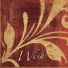 Red and Gold Wish II Poster Print by Kristin Emery (12 x 12)