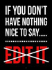 Edit It A Poster Print by Enrique Rodriquez Jr (9 x 12)