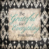 Grateful Poster Print by  Jace Grey  (12 x 12)