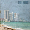 Miami Beach Poster Print by  Kimberly Allen  (12 x 12)