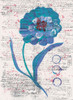Zinnia Turquoise 1 Poster Print by Beverly Dyer (9 x 12)