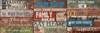 Rustic Rules A Poster Print by Taylor Greene (8 x 24)