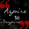 Aspire To Inspire Poster Print by Taylor Greene (12 x 12)
