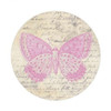 Love Butterfly Disc Poster Print by Taylor Greene (12 x 12)