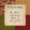 Psalm 46 Poster Print by Taylor Greene (12 x 12)