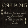 Joshua 24-15 Poster Print by Taylor Greene (12 x 12)