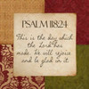 Psalm 118 Poster Print by Taylor Greene (12 x 12)