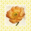 MOROCCAN YELLOW FLORAL 4 Poster Print by Taylor Greene (12 x 12)