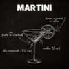 MARTINI SKETCH Poster Print by Taylor Greene (12 x 12)