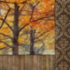 AMBER DAMASK TREE II Poster Print by Taylor Greene (12 x 12)