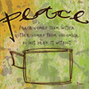 Peace Cafe Poster Print by Diane Stimson (12 x 12)