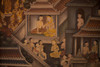 Wall mural detail in the Wat Pho temple in Thailand; Bangkok, Thailand Poster Print by Ben Horton (18 x 12)
