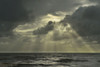 Sun Breaks through Storm Clouds over Ocean, Newell Beach, Newell, Queensland, Australia Poster Print by Raimund Linke (19 x 12)