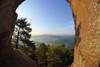 Cave in Sandstone, Hochstein, Dahn, Dahner Felsenland, Pfalzerwald, Rhineland-Palatinate, Germany Poster Print by Raimund Linke (19 x 12)