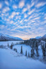 Stunning snowy landscape with sunrise over Annie Lake in Winter; Whitehorse, Yukon, Canada Poster Print by Robert Postma (12 x 18)