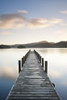 Dock on Coniston Water, Keswick, Cumbria, England Poster Print by Jeremy Walker (12 x 19)