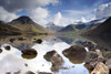 Mountains And Lake, Lake District, Cumbria, England Poster Print by John Short (17 x 11)