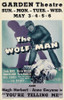 The Wolf Man Movie Poster Print (11 x 17) - Item # MOVCJ7051