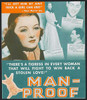 Man-Proof Movie Poster Print (27 x 40) - Item # MOVIB36090