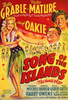 Song of the Islands Movie Poster Print (27 x 40) - Item # MOVCF9359