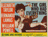 The Girl Who Had Everything Movie Poster Print (11 x 17) - Item # MOVIB14790