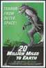 20 Million Miles to Earth Movie Poster Print (11 x 17) - Item # MOVIJ5748