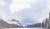 View over Emerald Lake in the winter with the Rocky Mountains in the background, Yoho National Park; British Columbia, Canada Poster Print by LJM Photo (20 x 11)