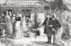 A Mormon man brings home another wife.  After a 19th century illustration by an unidentified artist. Poster Print by Ken Welsh (17 x 11)