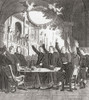 Delegates swearing the Oath of Ratification of the Peace of Munster, May 16, 1648, which ended the Eighty Years War between Spain and the Netherlands.  After a work by an unknown artist. Poster Print by Ken Welsh (14 x 16)