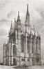The Sainte-Chapelle, �le de la Cit�, River Seine, Paris, France, seen here in the 19th century.  From L'Univers Illustre, published Paris, 1859 Poster Print by Ken Welsh (11 x 18)