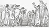 Ancient Greeks offering sacrifice to the Gods.  A Popular History of Greece, published 1887. Poster Print by Ken Welsh (20 x 11)